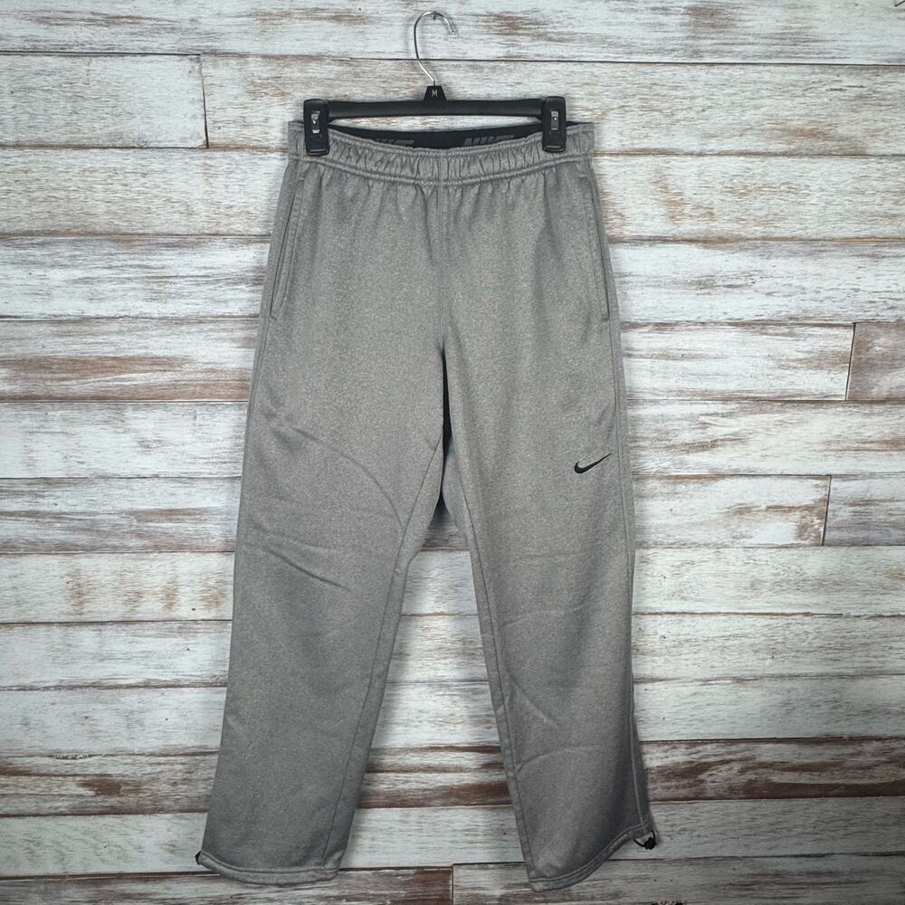 Small Nike Mens Thermafit Grey Sweatpants 379431-064 - "Knockout"